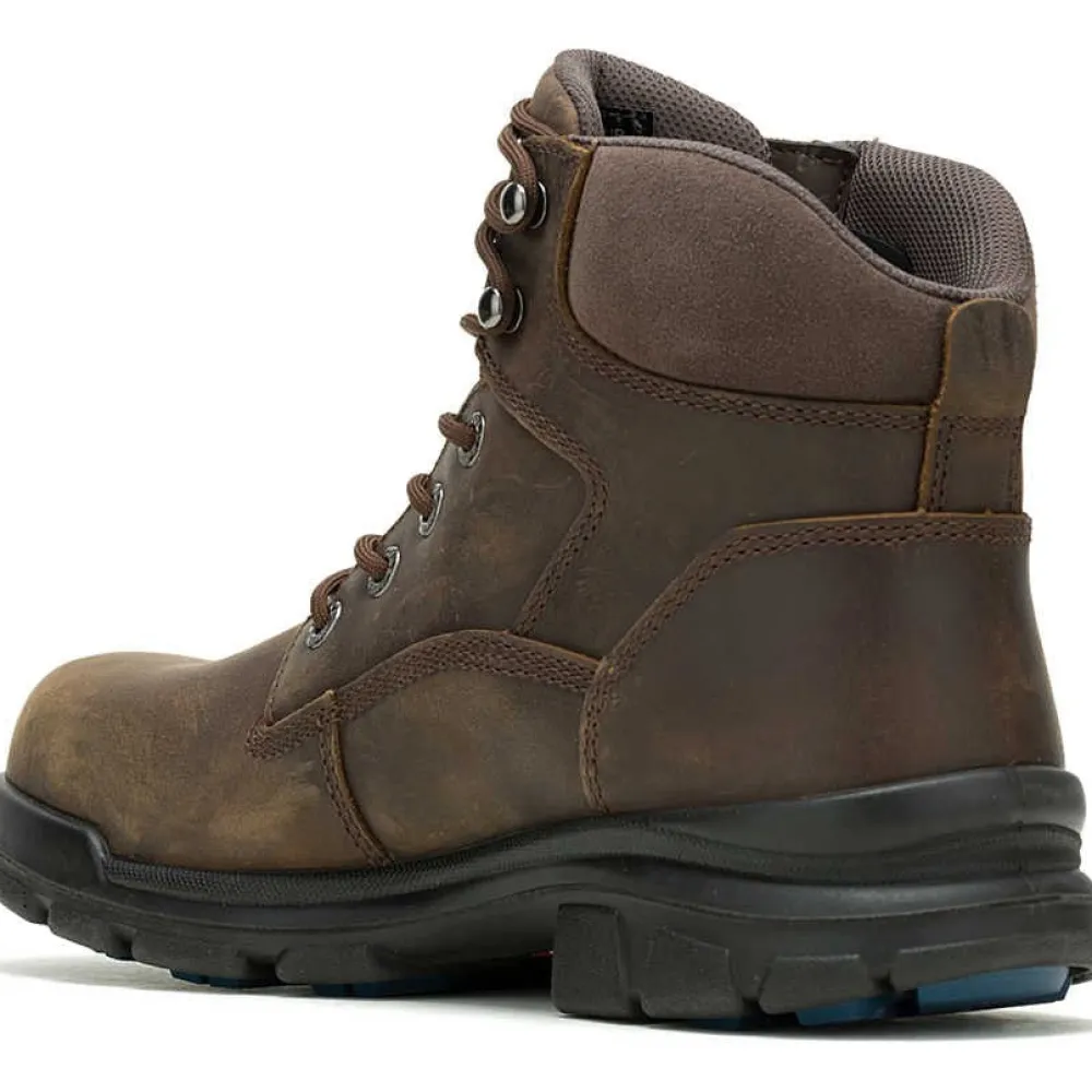 Wolverine Men's Durashocks SR Icon 6" Soft Toe WP Work Boot -Brown- W240023