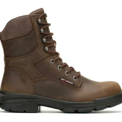 Wolverine Men's Durashocks SR Icon 8" Comp Toe WP Work Boot -Brown- W241103