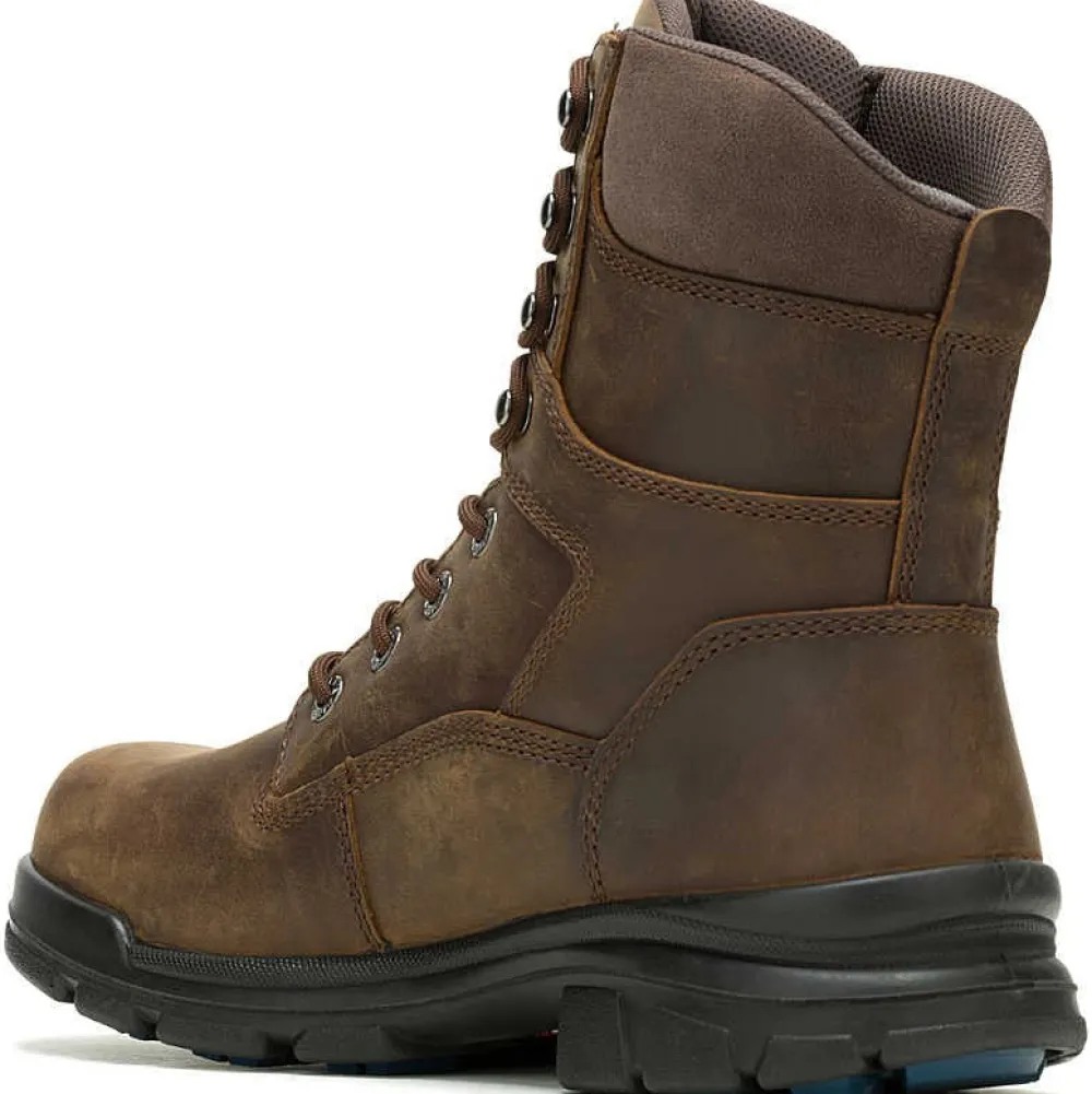 Wolverine Men's Durashocks SR Icon 8" Comp Toe WP Work Boot -Brown- W241103