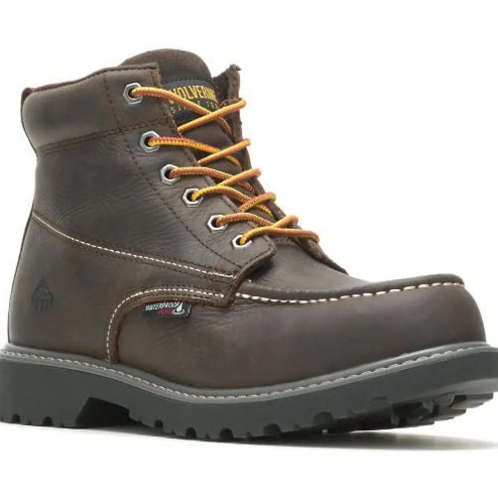 Wolverine Men's Floorhand 6" Steel Toe WP Work Boot -- W221048