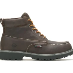 Wolverine Men's Floorhand 6" Soft Toe WP Work Boot -Coffee- W230025