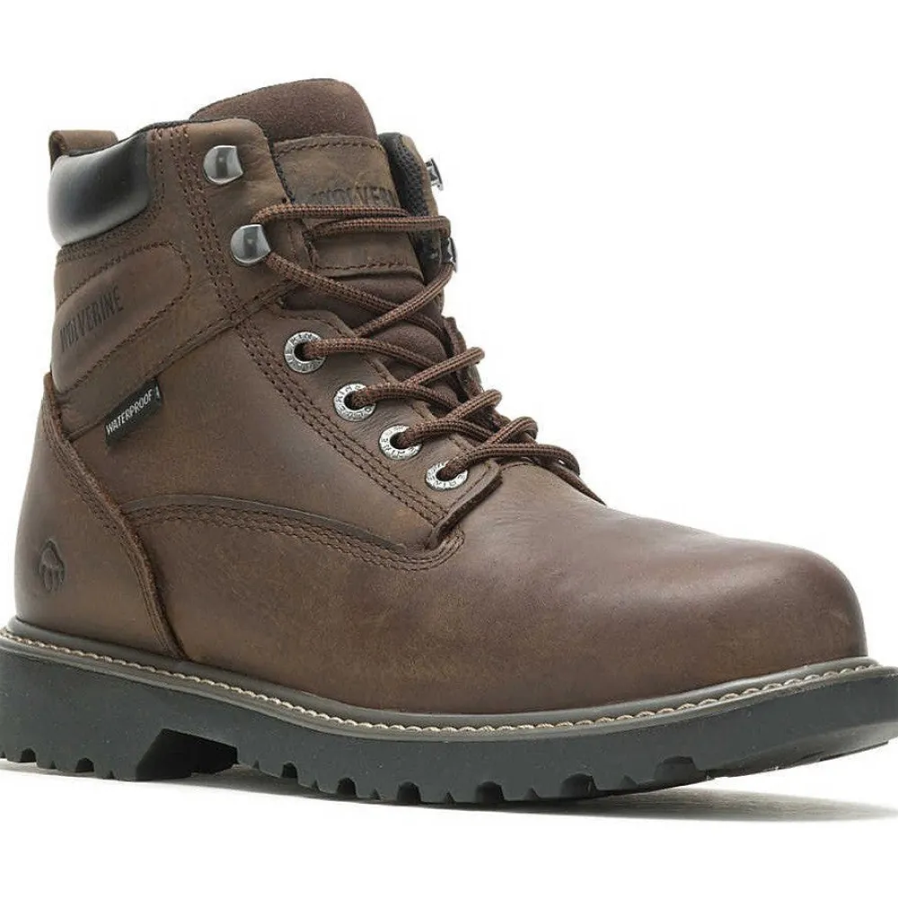 Wolverine Men's Floorhand 6" Soft Toe WP Work Boot- - W10643