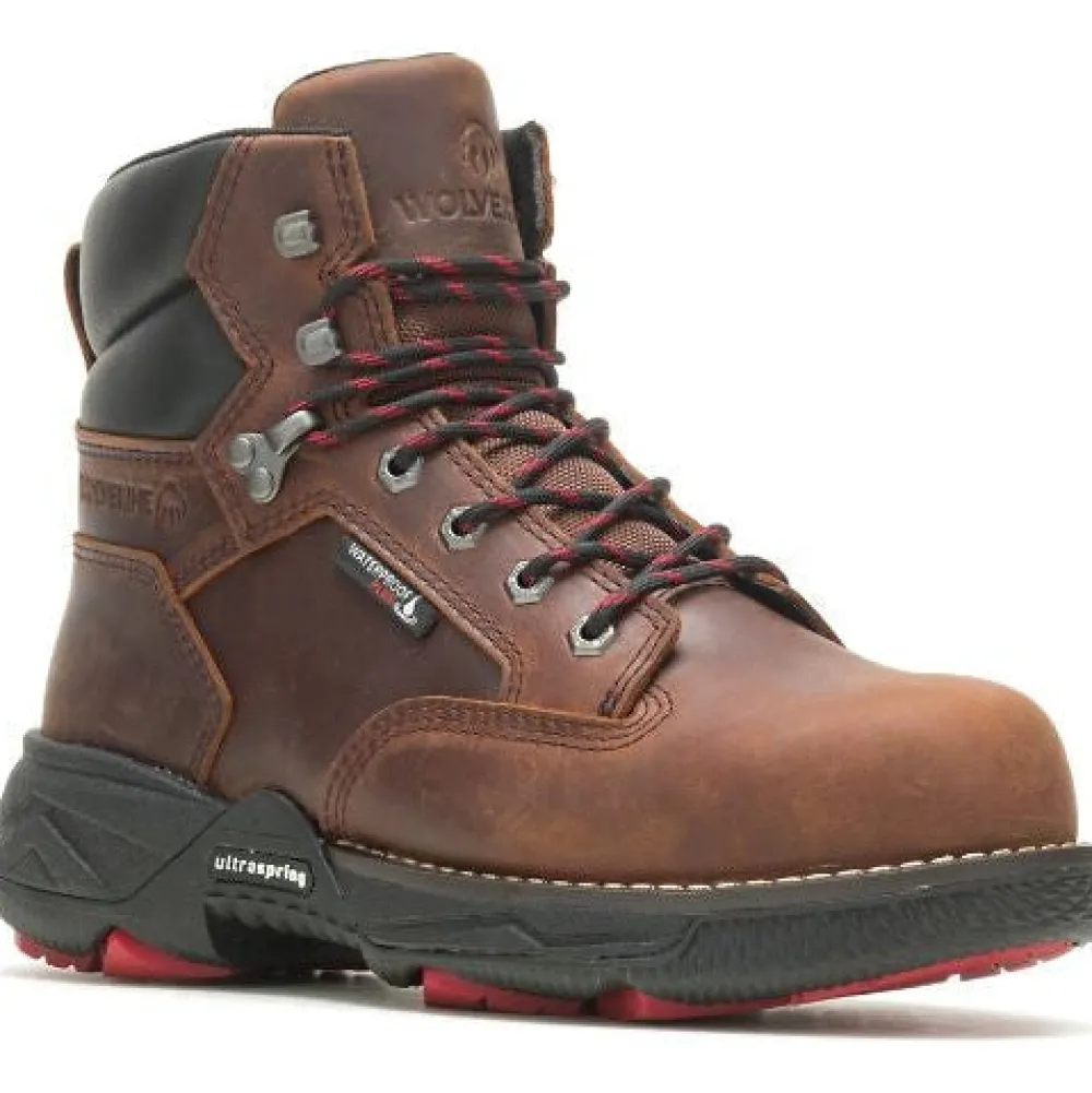 Wolverine Men's Hellcat Fuse 6" WP Comp Toe Usprg Work Boot - - W221011