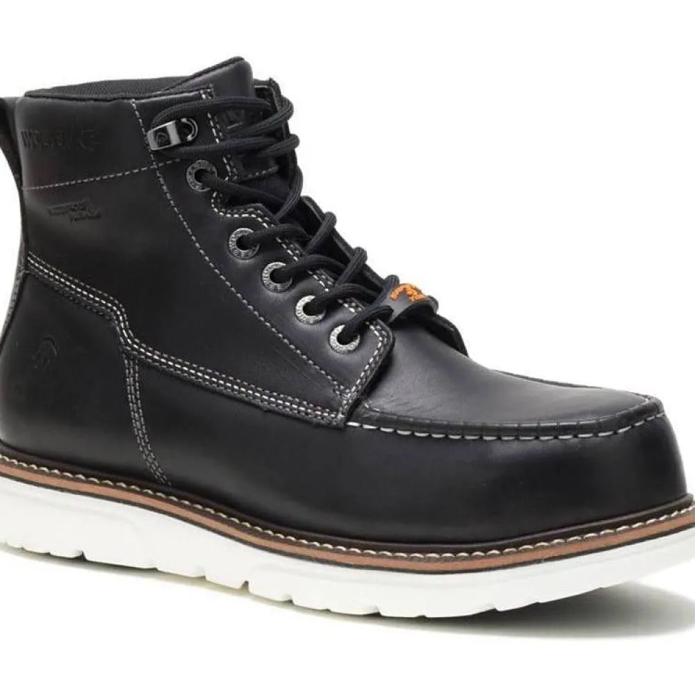 Women Wolverine Men's I-90 Durashock 6" Soft Toe WP Wedge Work Boot W200147