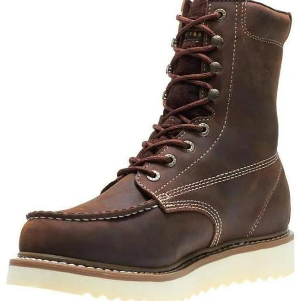 Women Wolverine Men's Loader 8" Wedge Work Boot - - W10741