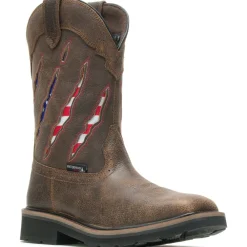 Wolverine Men's Rancher Claw Soft Toe WP Western Work Boot - - W200138