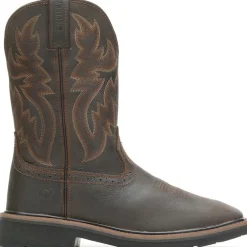 Wolverine Men's Rancher Steel Toe Western Work Boot- - W10702