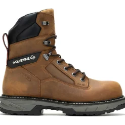 Wolverine Men's Reforce 8" Carbonmax Comp Toe WP Work Boot- Cashew- W241025