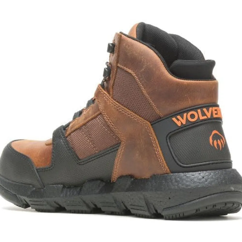 Wolverine Men's Rev 6" UltraSpring Durashocks ST Work Boot - - W220018