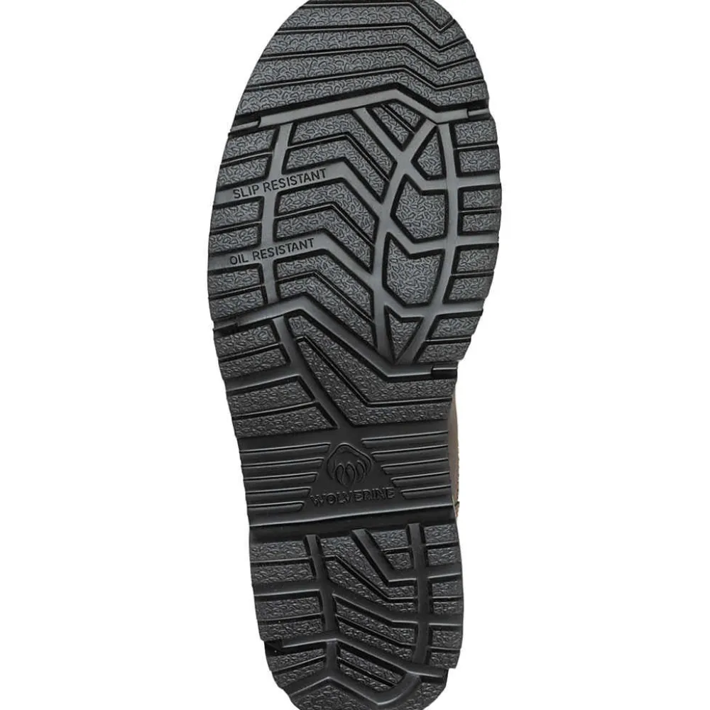 Wolverine Men's Revival 8" Comp Toe WP Work Boot- Brown- W241019