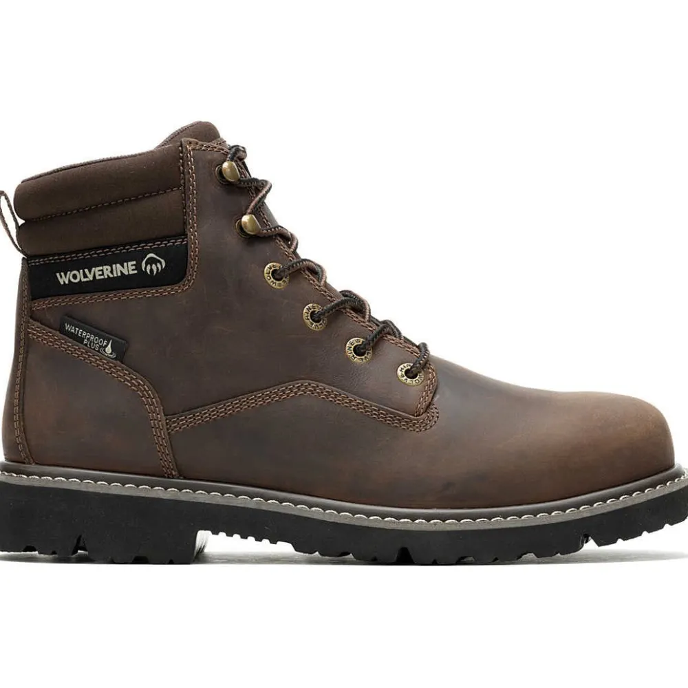 Wolverine Men's Revival 6" Soft Toe WP Work Boot - - W240007
