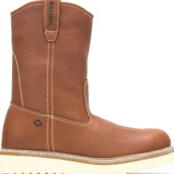 Women Wolverine Men's Rugged 10" Soft Toe Wellington Work Boot- - W08285