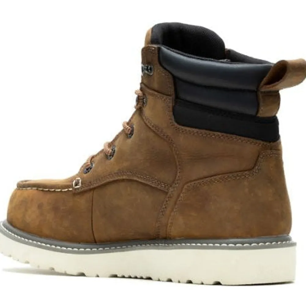 Women Wolverine Men's Trade Wedge 6" Steel Toe WP Work Boot - - W230042