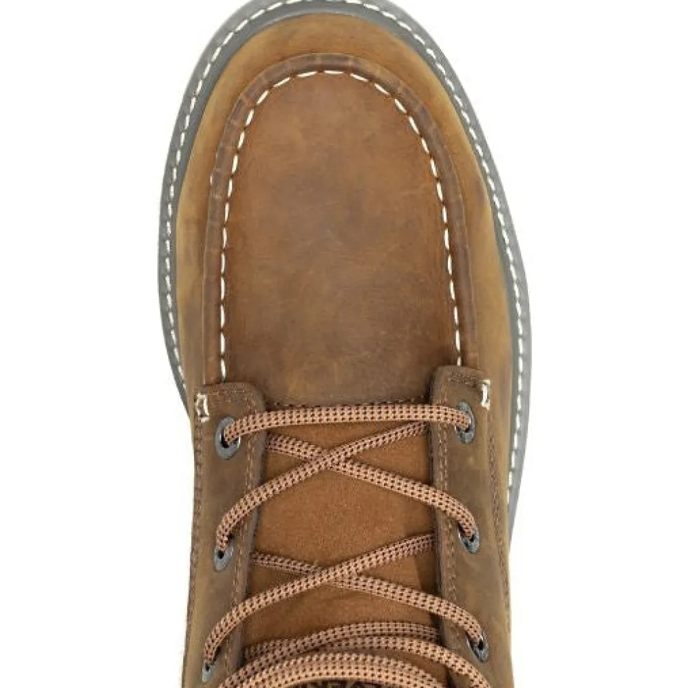 Women Wolverine Men's Trade Wedge 6" Steel Toe WP Work Boot - - W230042