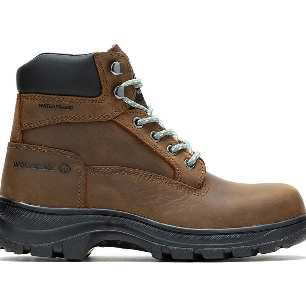 Wolverine Women's Carlsbad 6" Soft Toe WP Work Boot- - W240003