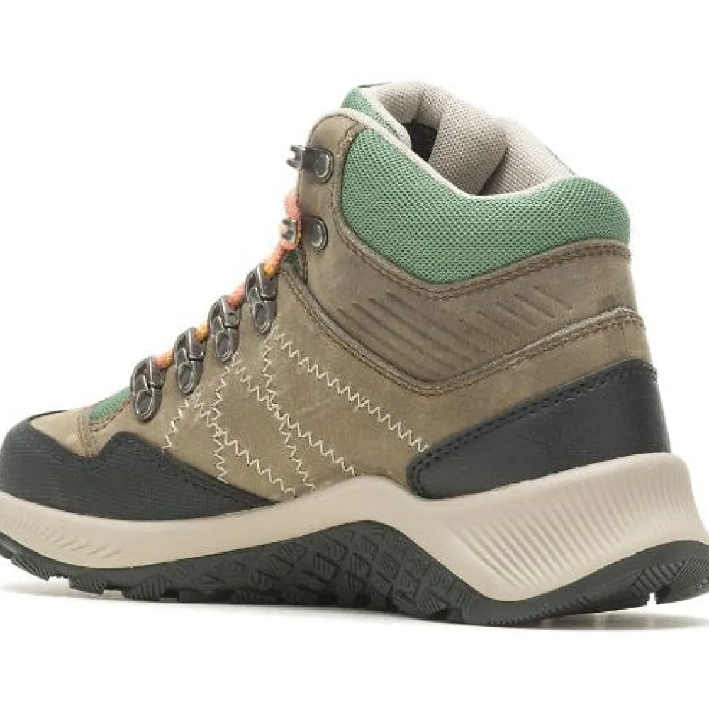 Women Wolverine Women's Luton Mid WP Outdoor Hiker Boot -Sage- W880385