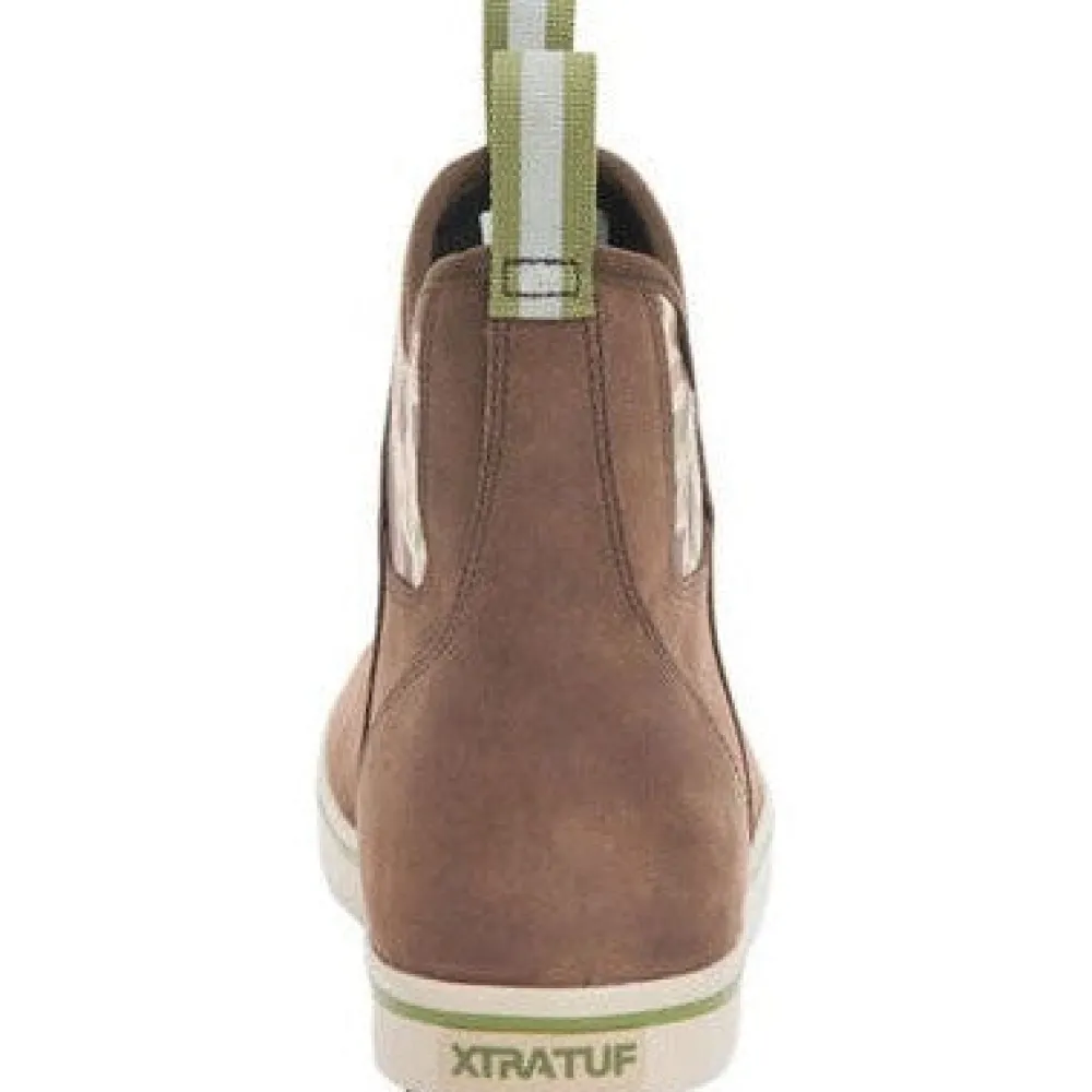 Xtratuf Men's Leather 6" WP Ankle Deck Work Boot -- XALDCAM