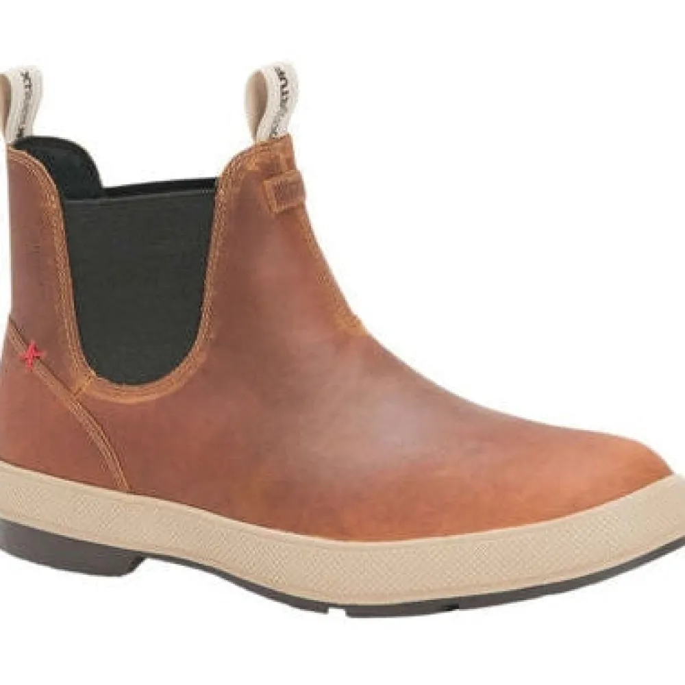 Xtratuf Men's Legacy Waterproof Leather Chelsea Boot - Brown - LCM700