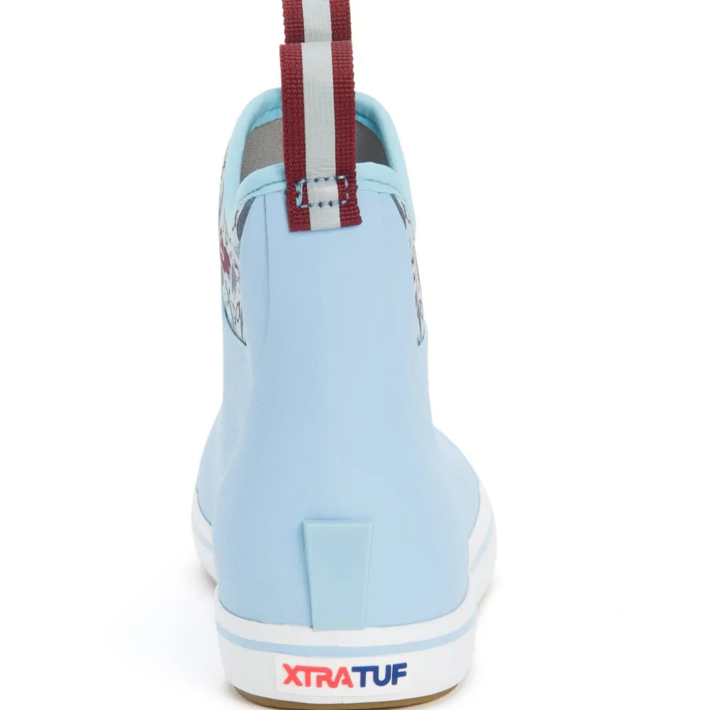 Xtratuf Women's Salmon Sisters 6" Ankle Deck WP Boot - Blue - XWAB-2BM